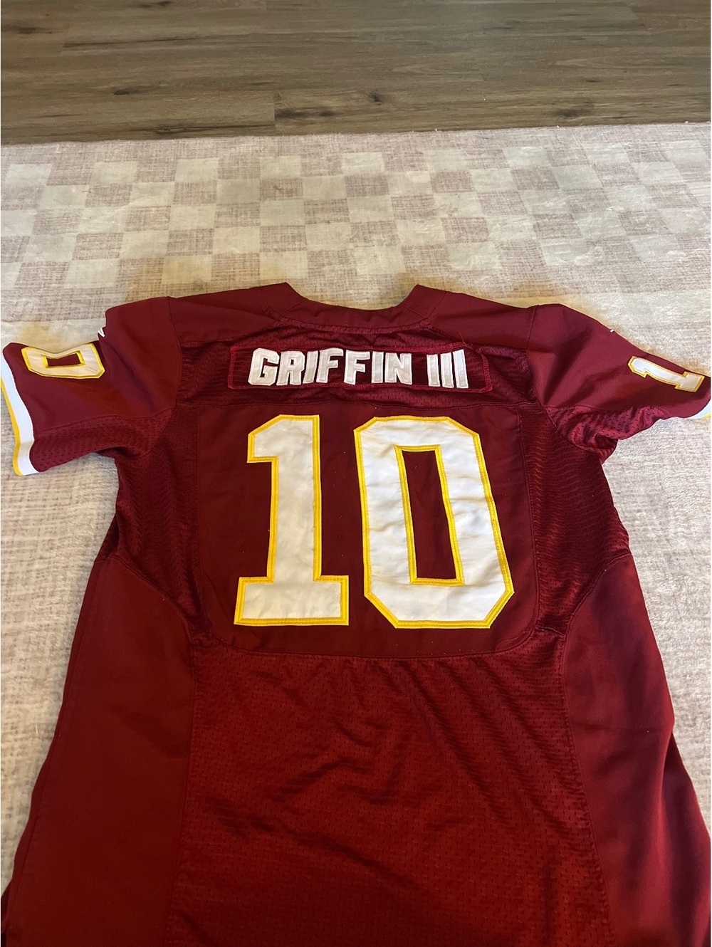 robert griffin iii on field jersey